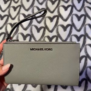 Michael Kors Jet Set Travel Large Double Zip Wristlet